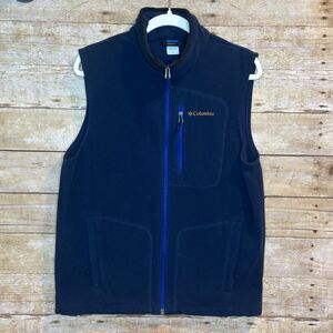 COLUMBIA FLEECE FULL ZIPPER CASUAL EVERYDAY CLASSIC INTERCHANGE SERIES VEST MED